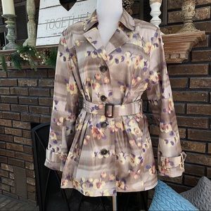 Lightweight Fully Lined Floral Spring Jacket